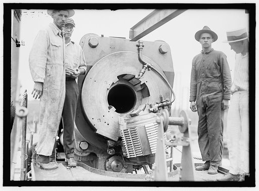 INDIAN HEAD, MD. NAVY PROVING GROUND. NAVY GUNS AT INDIAN HEAD