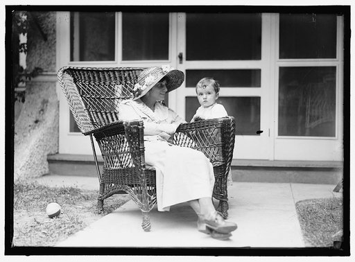 BOECKEL, MRS. RICHARD. WITH BABY