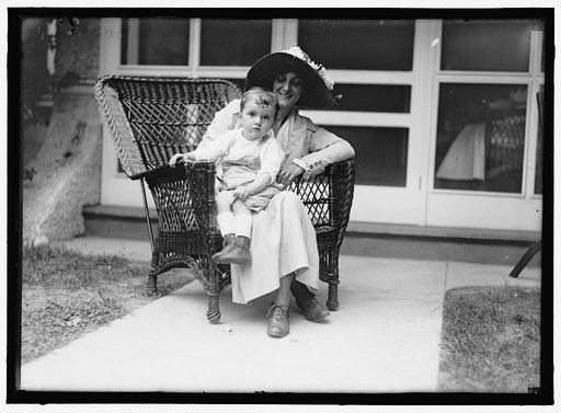 BOECKEL, MRS. RICHARD. WITH BABY