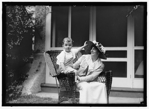 BOECKEL, MRS. RICHARD. WITH BABY