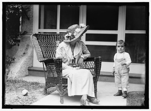 BOECKEL, MRS. RICHARD. WITH BABY