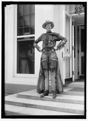 MADSEN, RALPH E. THE TALL COWBOY. AT WHITE HOUSE