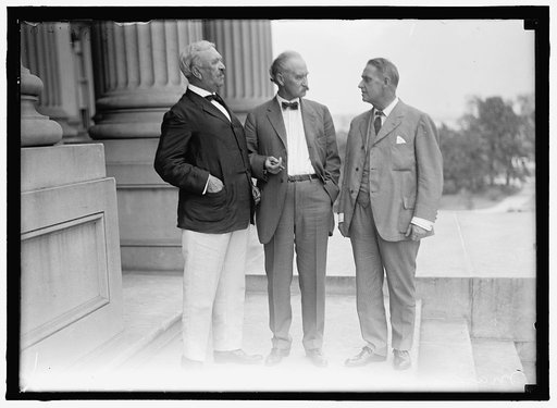 FALL, ALBERT BACON. SENATOR FROM NEW MEXICO, 1912-1921; SECRETARY OF THE INTERIOR, 1921-1923. MARCUS SMITH; FALL; SENATOR BRANDEGEE