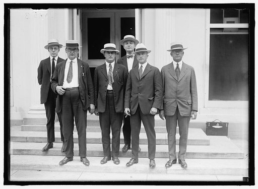 POST OFFICE DEPARTMENT. POSTAL DELEGATION AT WHITE HOUSE