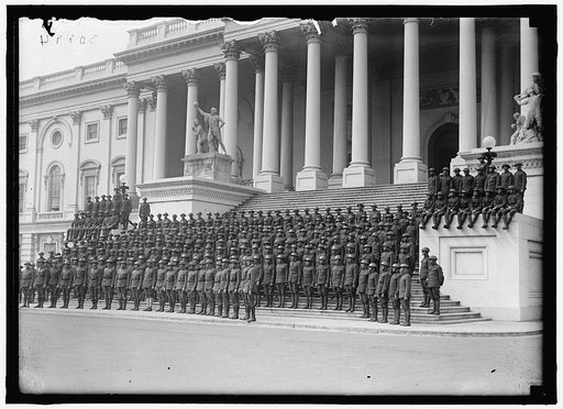 FIRST DIVISION, A.E.F. AMERICAN EXPIDITIONARY FORCES. MILITARY POLICE AT CAPITOL
