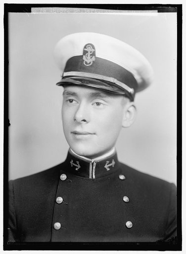 COLBERT, RICHARD G. MIDSHIPMAN. PORTRAIT