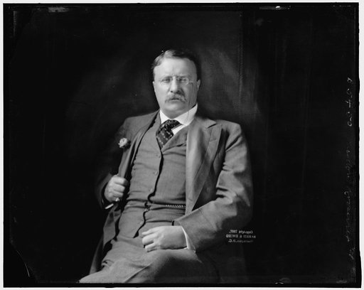 ROOSEVELT, THEODORE. HORIZONTAL FORMAT