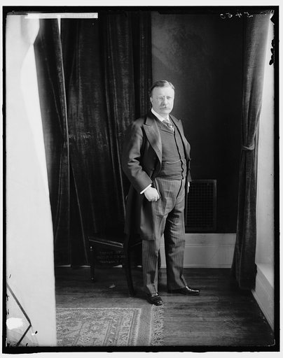 ROOSEVELT, THEODORE. STANDING