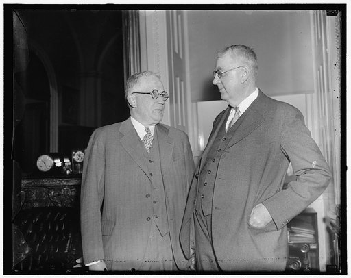 L. to r. Cong. Louis Ludlow, Dem. Ind. & Cong. John Faber, Republican from N.Y.