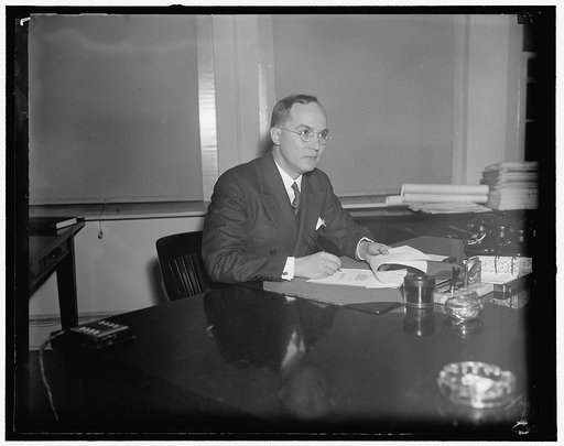 John W. Barriger, Chief Examiner of Railroads for the R.F.C., 12/30/36