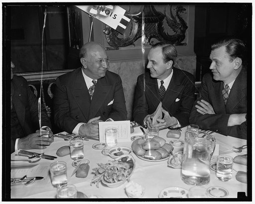 Illinois Chief Executive. Washington, D.C. Jan. 19. Governor Henry Horner, of Illinois, was a guest with the state Governors at the housing luncheon today at the Mayflower Hotel