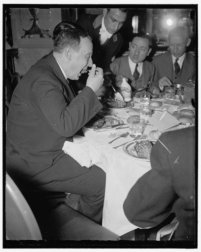 Pennsylvania Governor. Washington, D.C., Jan. 19. Pennsylvania's Governor George H. Earle attending the housing luncheon today for state Governors at the Mayflower Hotel