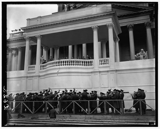 Marines playing for Inauguration at Capitol