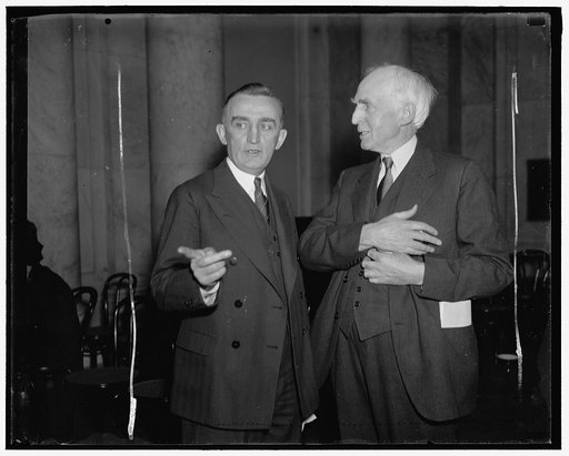 Concentrated wealth on increase. Washington D.C. Concentration of wealth in the control of a few corporations has increased since 1931. Dr. Charles A. Beard, (right) told the Senate Judiciary subcommittee today. Dr. Beard, noted political scientist and economist, was testifying in defense of the O'M