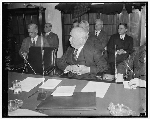 Thomas W. Lamont, R.R. hearing, Senate
