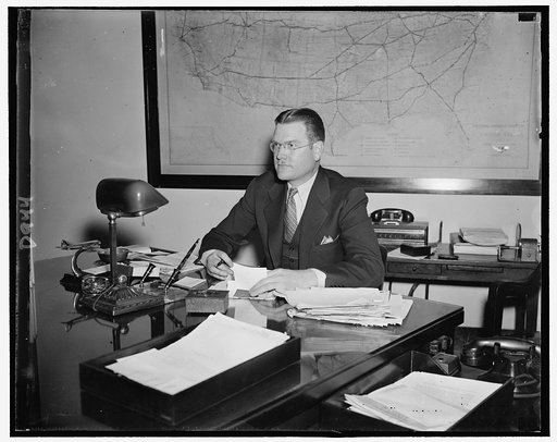 Fred D. Fagg, Jr., New Director of Bureau of Air Commerce, U.S. Dept. of Commerce. Succeeds Eugene Vidal, resigned, 3/4/1937