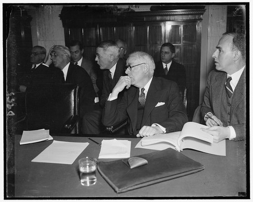 Thomas W. Lamont at Senator Wheeler's committee on the Van Sweringen projects, 3/4/1937