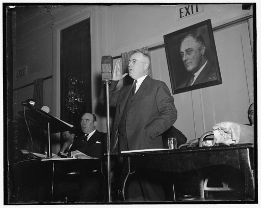 Keystone State Lieutenant Governor Washington D.C., March 8. Lieut. Gov. Tom Kennedy of Pennsylvania, was Speaker at the convention of the Labor Nonpartisan League today, 3/8/1937