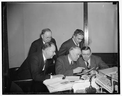 William Green, center