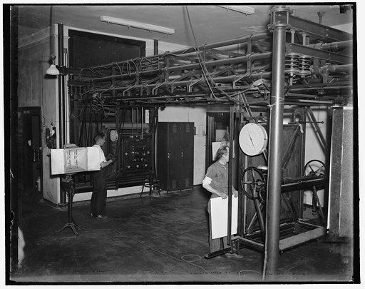 Geological Survey. Washington, D.C., Mar. 13. The offset camera making and copying maps, charts, and diagrams. This is used to change the size and makes the different plates for the different colors used on the maps