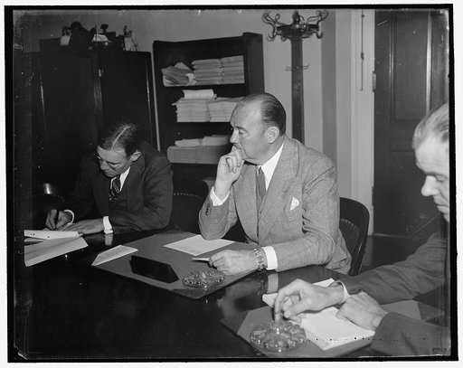 King of Jazz. Washington, D.C., March 16. Paul Whiteman, King of Jazz today urged the House Immigration Committee to report favorably the Dickstein Bill to restrict the entrance of alien stage artists into this country, Whiteman said that with the Dickstein Bill passed it would soon bring about the 