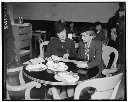 Va. State Society. Mrs. Marjorie Sheffield & Mrs. Toomery, 2/37