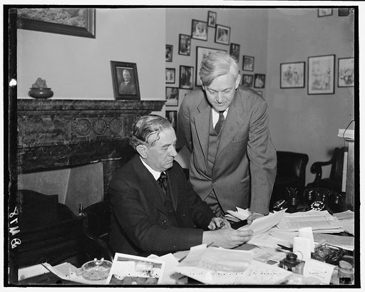 Sen. Tom Connelly of Texas & Dr. Roscoe R. Hill, 1/25/1937