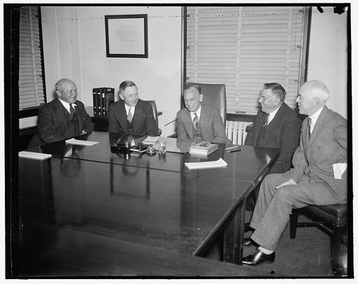 S.E.C. reports to White House. Washington, D.C., April 13. The Securities and Exchange Commission held an informal conference this morning before leaving for the White House where Chairman James M. Landis told President Roosevelt that the Commission hopes to complete its corporate reorganization stu