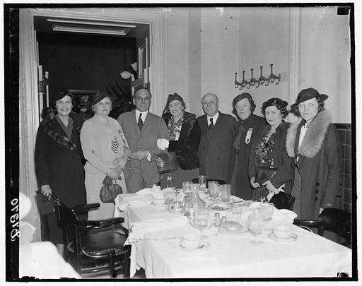 Hon. J. Burl Snyder & luncheon party at Capitol