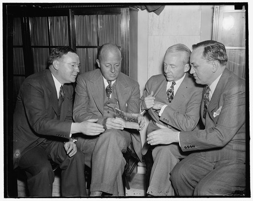 New heads of the Van Sweringen RR Empire. Washington, D.C., May 6. Senator Wheeler's Senate Committee began today started investigation of the latest transfer of control of the Van Sweringen Railroad Empire. Two weeks ago George Ball sold the control to three brokers of the New York namely Young, Ko
