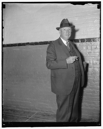Mississippi Senator. Washington, D.C., May 15. Senator Pat Harrison, of Mississippi, one of President Roosevelt's staunchest supporters on Capitol Hill, 5/15/1937