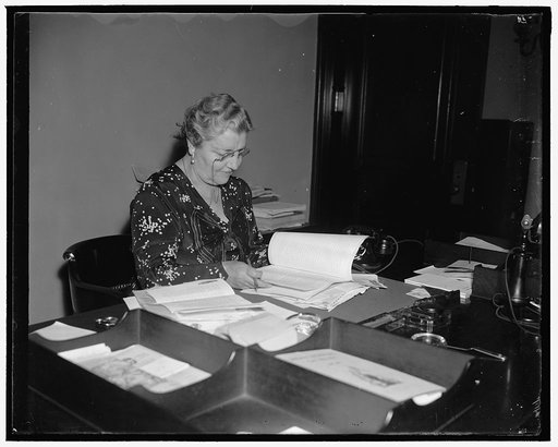 Cora Rubens, Secretary to Senator Bill Borah of Idaho