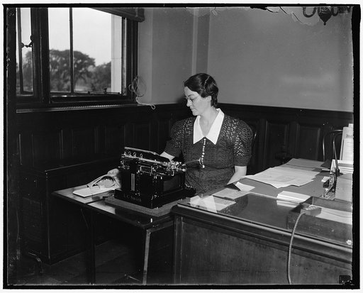 Mary Huss, secretary to Henry Wallace, Secretary of Agriculture