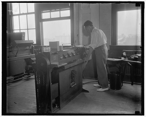 Exactly what happens to each of the millions of Social Security Account applicants during each working shift is recorded daily. At any minute of the day or night it is possible to locate any application through the records maintained in the production and control section of the Social Security Board