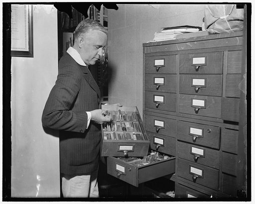 V. Valtra Parma, [Library of Congress Rare Book Division curator with a collection of miniature books