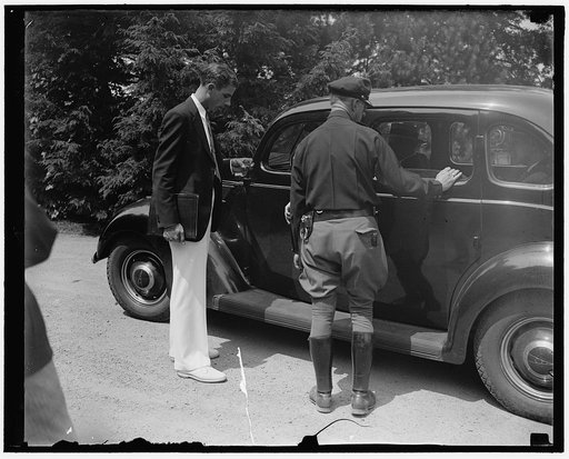 Owl's Nest well guarded for wedding. Wilmington, Del., July 1. Extreme precautions were taken at Owl's Nest home of the Duponts, following wedding of Franklin D. Roosevelt, Jr., and Ethel Dupont yesterday. State troopers halted each car and the occupants had to show proper credintials before allowed