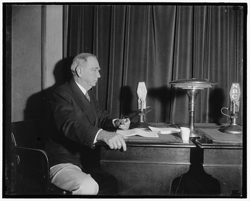 Secretary of Com. Daniel Ropen broadcasting