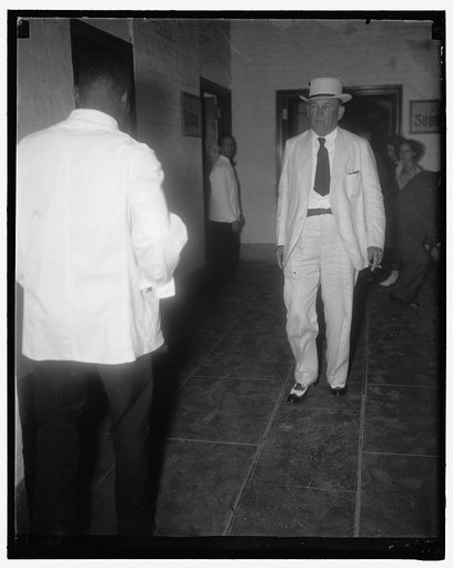 Last picture of Senator Robinson. Washington D.C., July 14. This is one of the last pictures made of the late Senator Joe Robinson of Miss. It was made yesterday at the Capitol, 7/14/37