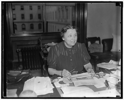 Woman becomes Senior Senator for first time. Washington D.C. July 26. For the first time in the history of the country a woman has become a Senior United States Senator. Through the death of Majority Leader Joseph T. Robinson this honor falls to Senator Hattie W. Caraway, Democrat of Arkansas, who i