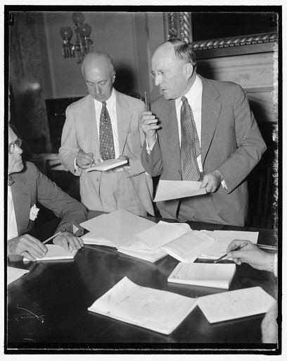 Colorado Senator. Washington, D.C., July 29. A new and informal picture of Senator Alva B. Adams of Colorado, 7/29/37