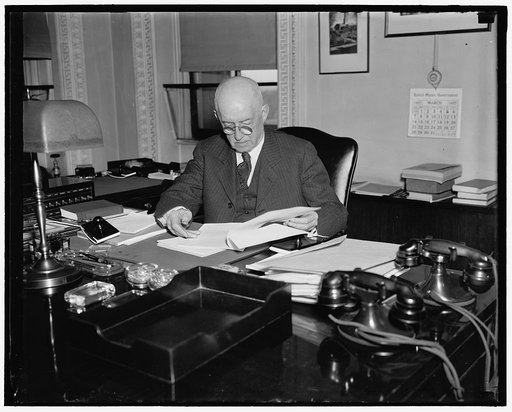 State Department Counselor. Washington, D.C., July 30. A new picture of R. Walton Moore, who was recently named to the newly created post of Counselor of the Department of State. He is one of the hardest working government officials, often working as long as 15 or 16 hours a day, 7/30/37