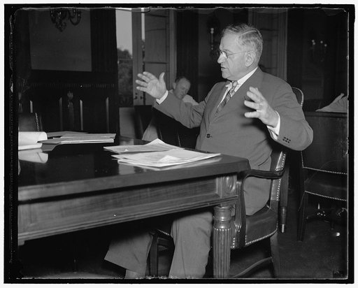 Ickes criticizes housing bill. Washington, D.C. Aug 5. Secretary of the Interior Harold Ickes, today told the House Banking and Currency Committee he was in favor of the Wagner-Steagall Housing and Slum Clearance Bill "in principle" at the same time he criticized the plan of having the Housing Act a
