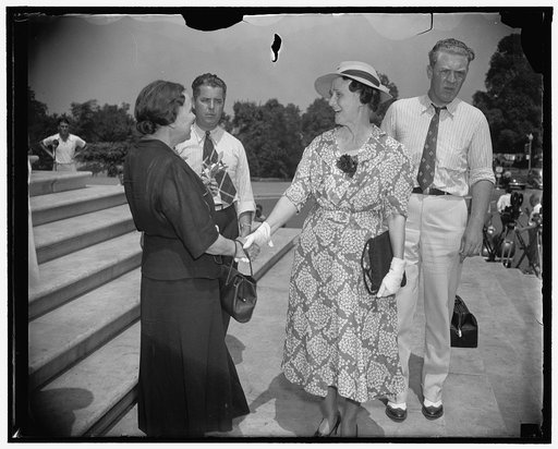 Senator Hattie Caraway, Ark. Left; and Senator Dixie Bibb Graves, Ala.