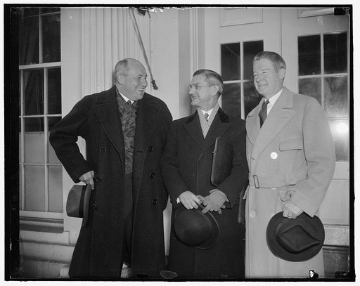 Men at White House, Washington, D.C.