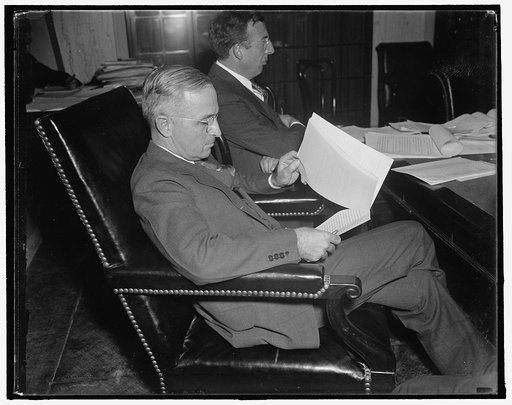 Denounced by rail executive. Washington, D.C., Oct. 28. Senator Harry Truman of Missouri, acting Chairman of the Senate Rail Inquiry in the absence of Senator Burton K. Wheeler, was bitterly denounced today by William Wyer, Treasurer of the Missouri Pacific Railroad, who was been appearing before th