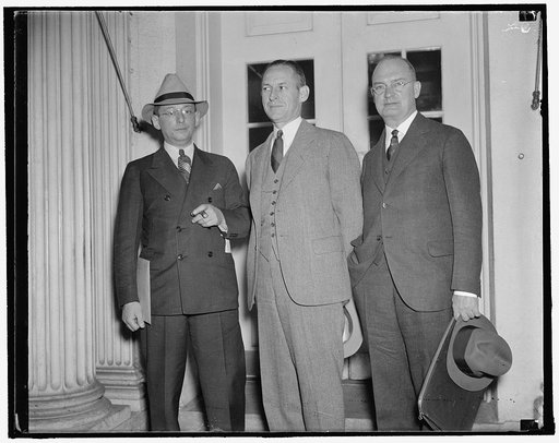 Men at White House, Washington, D.C.