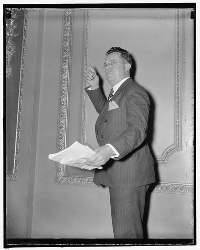 "Most unpopular" member of congress. Washington, D.C., Nov. 30. Representative Ralph E. Church, Republican of Illinois, whose persistency in making points of order and objecting to unanimous consent requests for adjournment, has earned him the title of "The Most Unpopular Member". The House recessed