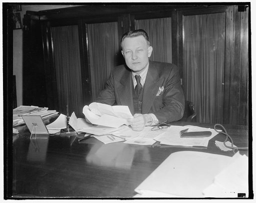 Oklahoma senator. Washington, D.C., Dec. 13. United States Senator Josh Lee, Democrat of Oklahoma. He is considered one of the best orators in the Senate. 12/13/37