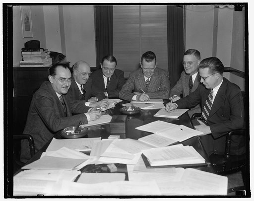Broadcasting M[...] group of radio lawyers, 1/6/38