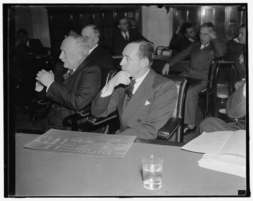 Edsal [i.e. Edsel] Ford questioned at senate rail inquiry. Washington, D.C., Jan. 7. Edsel Ford, President of the Ford Motor Co., today told the Senate Rail Inquiry that the Fords sold the Detroit Toledo and Ironton Railroad in 1929 because of "restrictions" imposed by the Interstate Commerce Commis